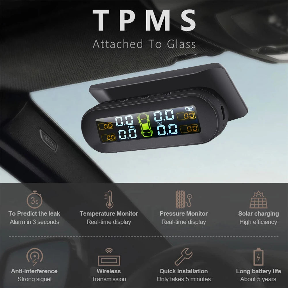000 Sensor de pressão para Pneus com LCD