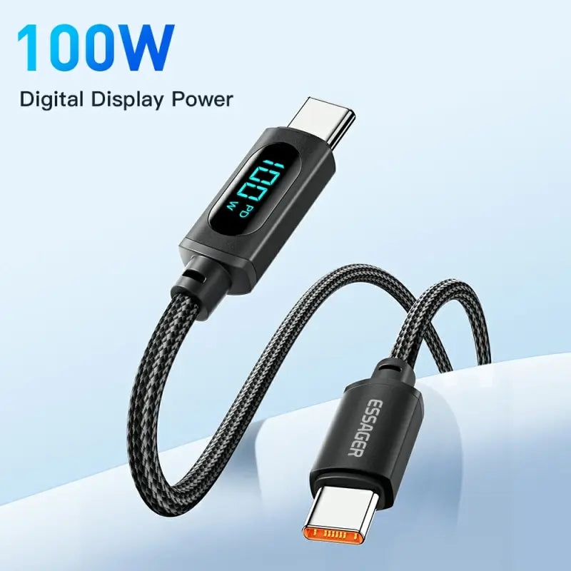 00 Cabo Fast com Tela USB-C para USB-C