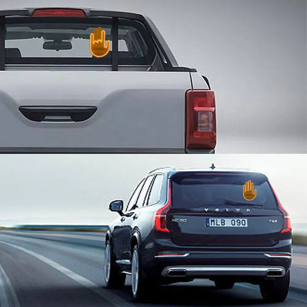 00 Mão de LED Divertida para Carros