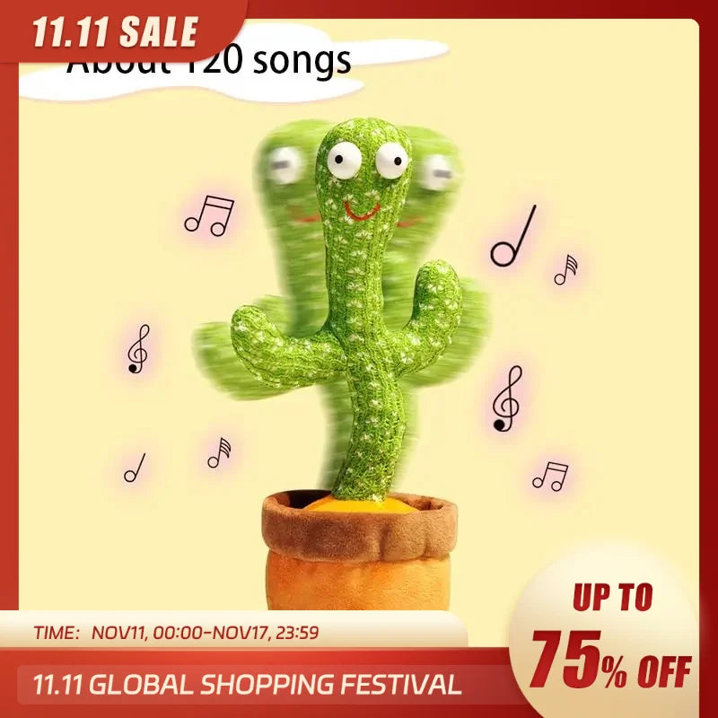 Cactus de Pelúcia Interativo