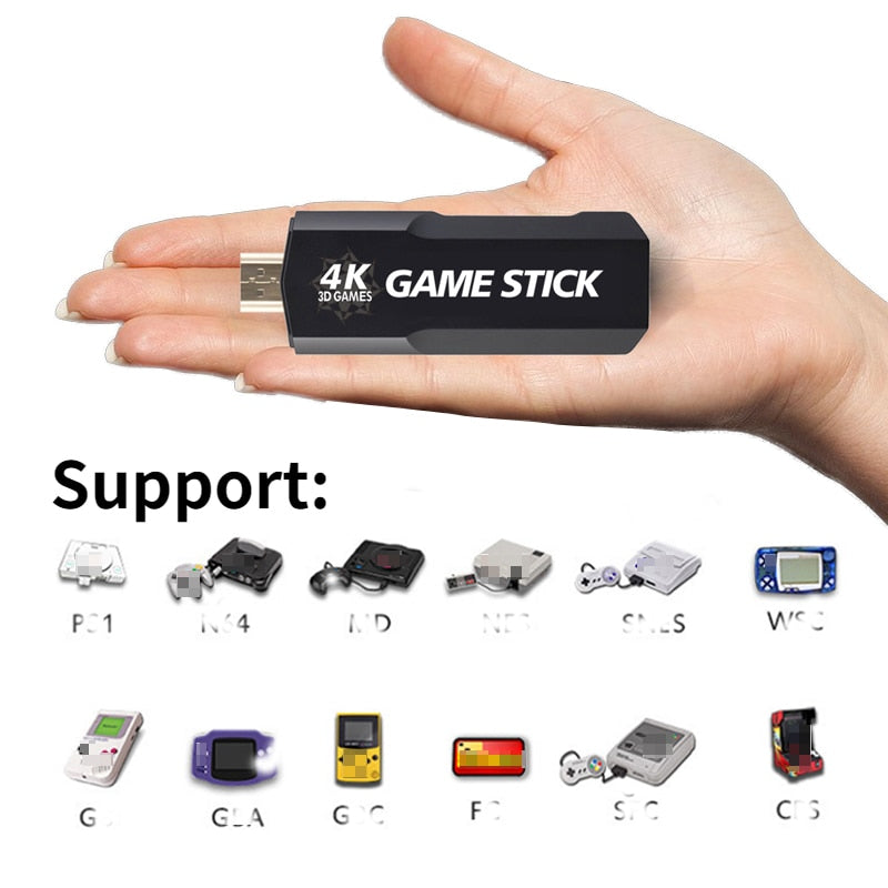 00 3D Retrô Game Stick 4k - Ps1 e todos os outros!