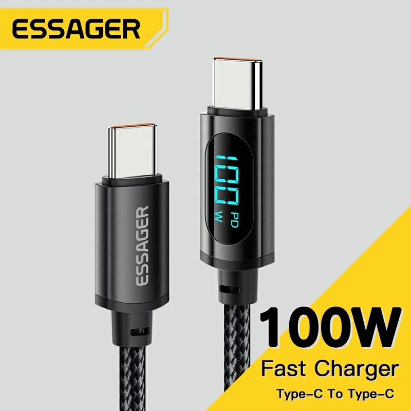 00 Cabo Fast com Tela USB-C para USB-C