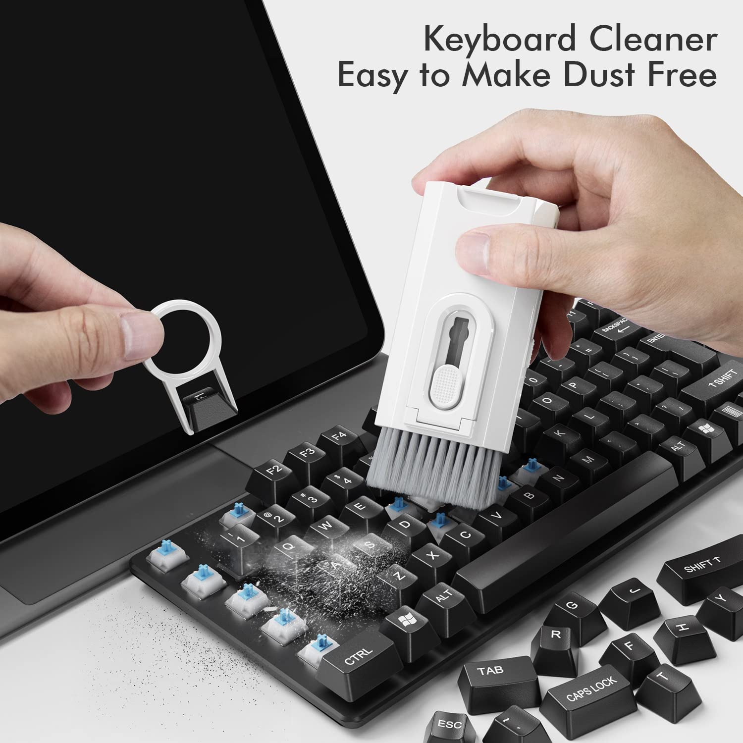 Kit 8 em 1 Profissional Clean Pen para Teclado, Celular e Computadores
