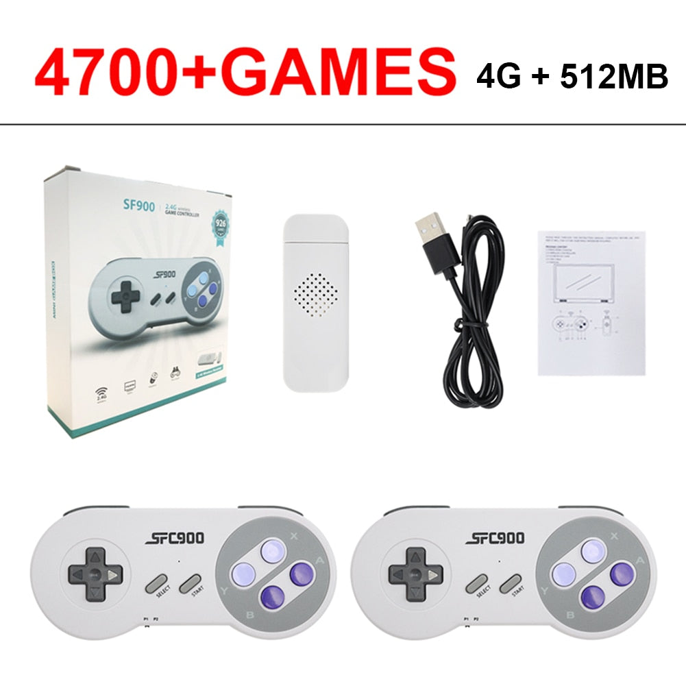 SF900 Retro Game Console 2.4G Wireless ÚNICO NO BRASIL SEM DELAY