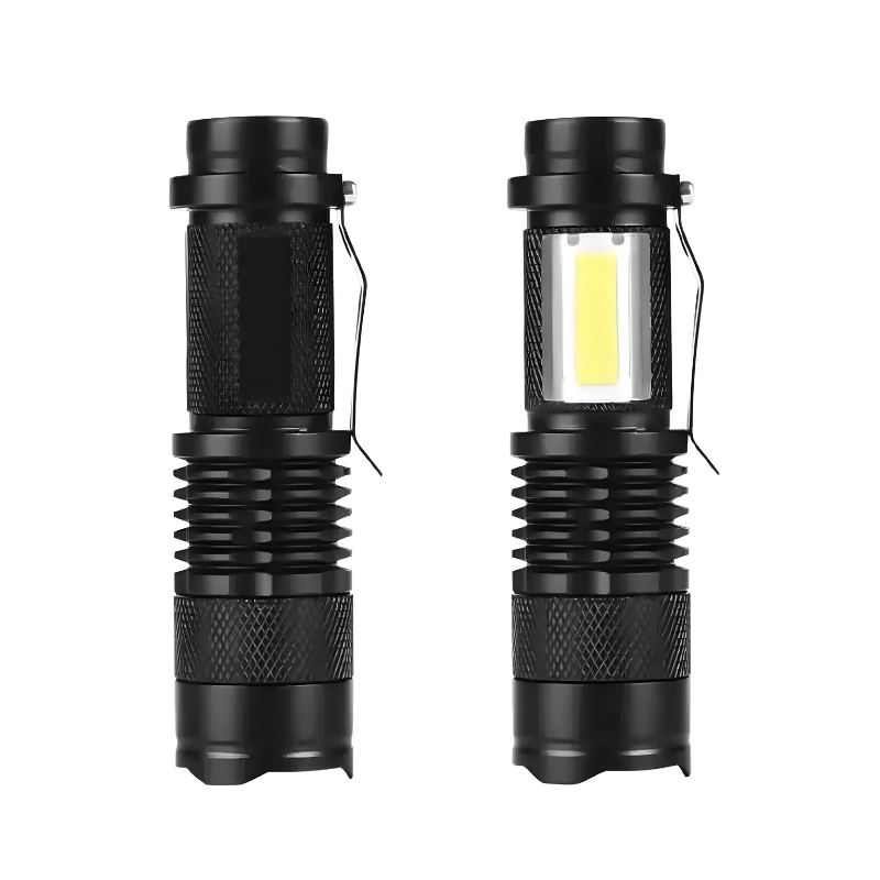 00 Mini Lanterna Tática USB de Bolso